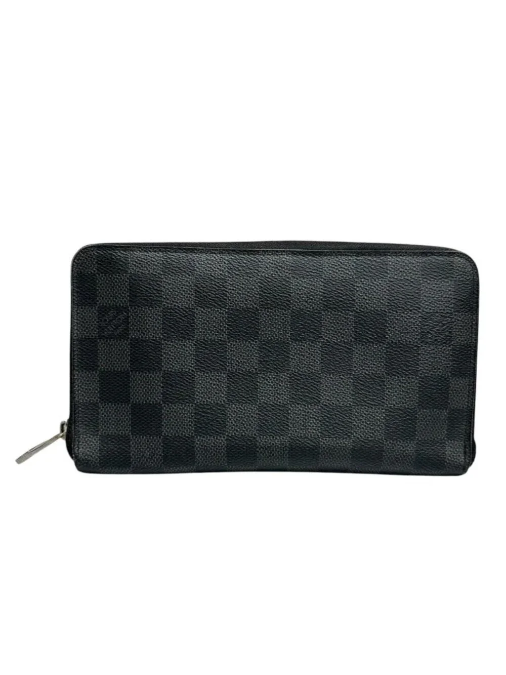 Louis Vuitton Damier Graphite Black Silver Leather Wallet